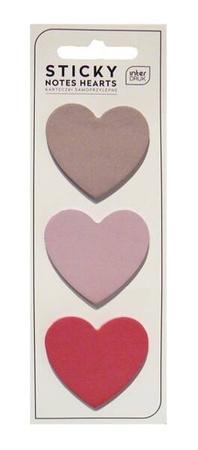 Karteczki samoprzylepne SERCE 4,4 x 4 cm 75 szt. Interdruk