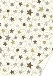 Papier do scrapbookingu dwustronny B2 50 x 70 cm GWIAZDY Heyda