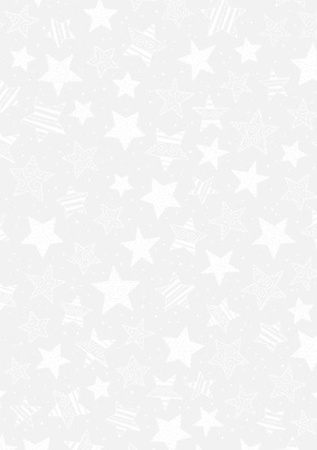 Papier do scrapbookingu transparentny (kalka ozdobna) A4 GWIAZDY BIAŁE Heyda