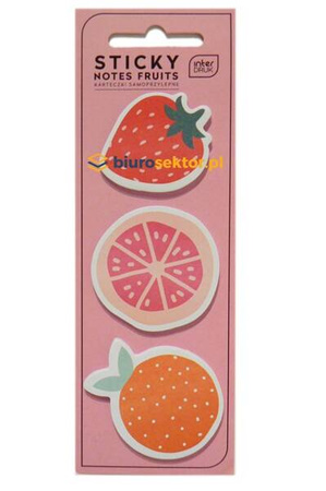 Karteczki samoprzylepne OWOCE I WARZYWA 75 szt. Interdruk