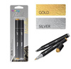 Marker dwustronny do szkicowania ZŁOTY SREBRNY 2 szt. COLORINO Artist