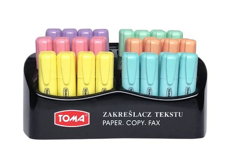 Zakreślacz NIEBIESKI PASTEL TOMA