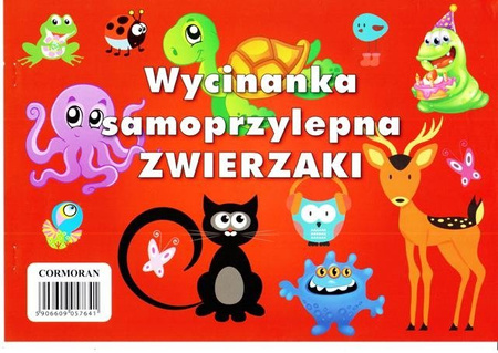 Wycinanka A4 samoprzylepna ZWIERZAKI CORMORAN