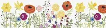 Taśma dekoracyjna samoprzylepna na okno KWIATY 7,6 cm x 2 m Heyda