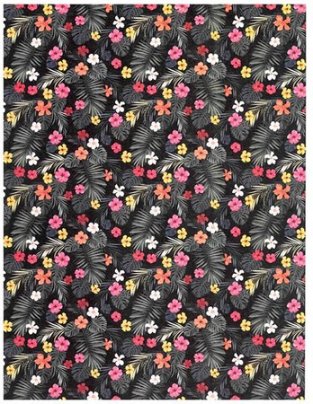 Blok z motywami A4 FLOWERS happy color