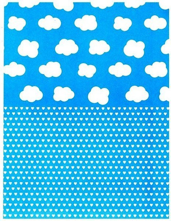 Blok z motywami A4 BLUE happy color