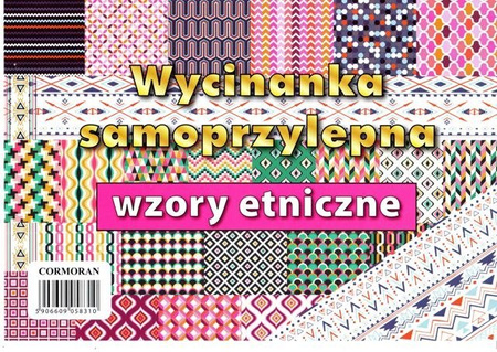 Wycinanka A4 samoprzylepna WZORY ETNICZNE CORMORAN