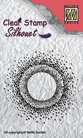 Stempel silikonowy OKRĘGI Z KROPEK SUN Nellie`s Choice