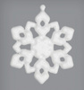 Płatek śniegu śnieżynka styropianowy 7,5 cm