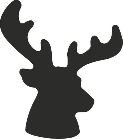 Dziurkacz ozdobny 1 cm RENIFER breloczek Heyda