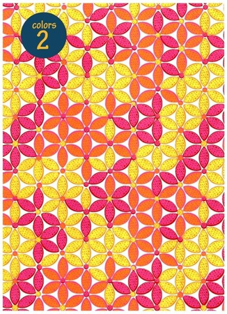 Papier bawełniany ozdobny EFEKT PASSION COLORS mix wzorów 1 arkusz happy color