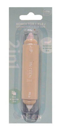 Korektor i klej w taśmie YN TEEN PASTEL Interdruk