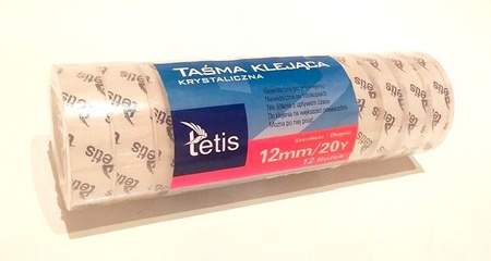 Taśma klejąca 1,2 cm 18,3 m Tetis