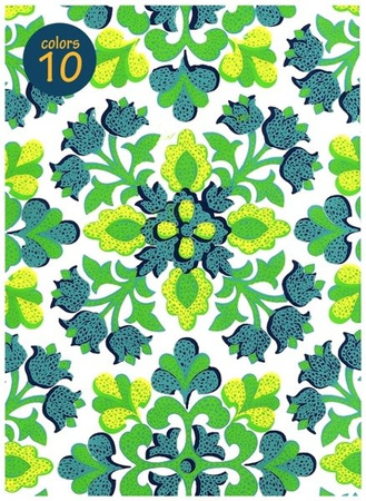 Papier bawełniany ozdobny EFEKT PASSION COLORS mix wzorów 1 arkusz happy color