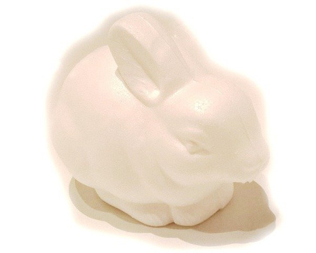 Zając wielkanocny styropianowy 13 x 10,5 cm