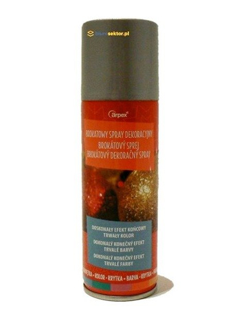Brokat dekoracyjny spray SREBRNY 100 ml Arpex
