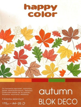 Blok Deco A4 AUTUMN happy color