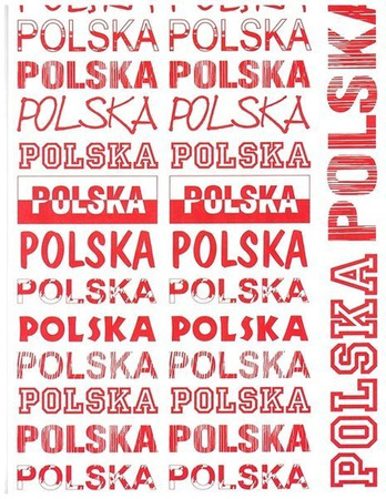 Blok z motywami A4 POLSKA happy color