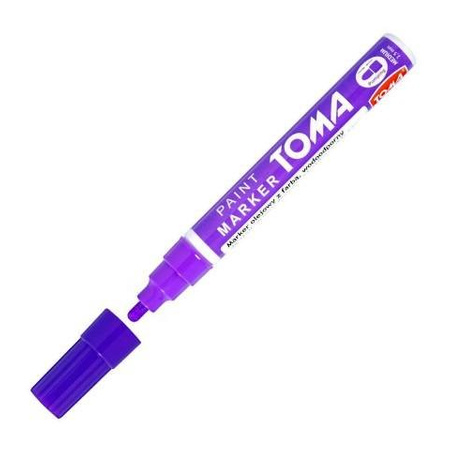 Marker olejowy z okrągłą końcówką 2,5 mm FIOLETOWY PURPUROWY TOMA