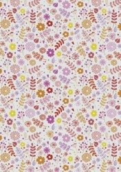 Papier do scrapbookingu jednostronny B2 50 x 70 cm KWIATY Heyda