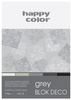 Blok Deco Grey A5 TONACJA SZARA happy color