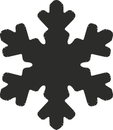 Dziurkacz ozdobny 1 cm ŚNIEŻYNKA breloczek Heyda