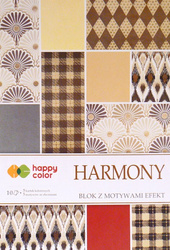 Blok z motywami EFEKT HARMONY happy color