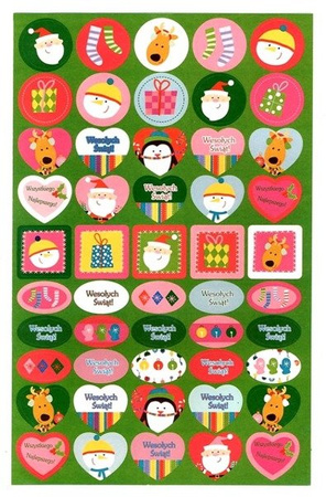 Naklejki wypukłe i brokatowe 132 szt. Arpex