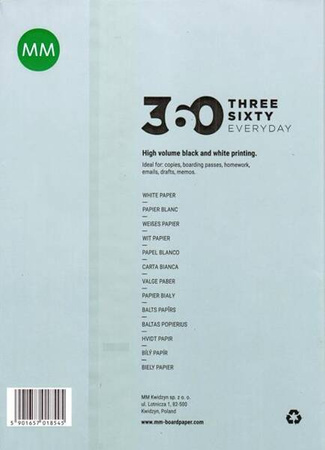 Papier ksero A4 80 g 360 THREE SIXTY EVERYDAY