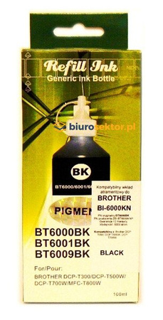 Tusz do Brother BI-6000KN (BT6000BK) czarny Prism