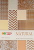 Blok z motywami EFEKT NATURAL KRAFT happy color