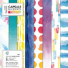 Papier do scrapbookingu jednostronny 30,5 x 30,5 cm zestaw 36 szt. CAPSULE ELEMENTS PIGMENT Papermania docrafts