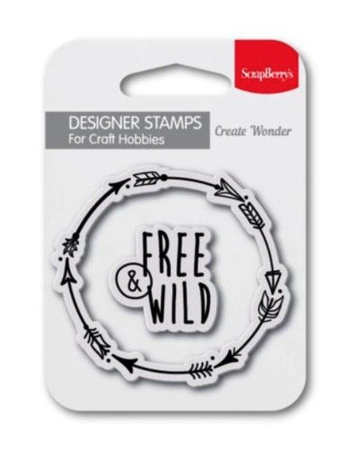 Stemple silikonowe FREE & WILD 2 szt. ScrapBerry`s