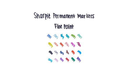 Marker permanentny z okrągłą końcówką Fine Point CZARNY Sharpie