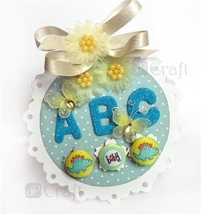 Ćwieki materiałowe SWEET BABY 9 szt. dpCraft