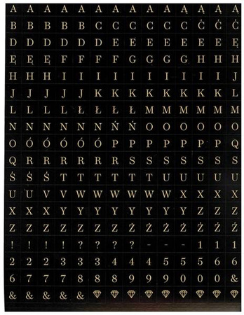 Papier do scrapbookingu jednostronny A4 ART DECO zestaw (blok kreatywny) INTERDRUK