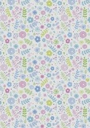 Papier do scrapbookingu jednostronny B2 50 x 70 cm KWIATY Heyda