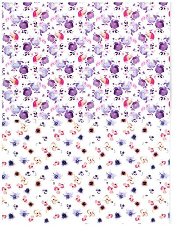 Blok z motywami A4 FLOWERS happy color