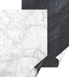 Papier do scrapbookingu dwustronny B2 50 x 70 cm MARMUR ŁUPEK Heyda