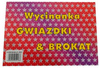 Wycinanka A5 gwiazdki i brokat mix kolorów CORMORAN