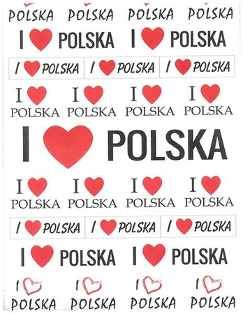 Blok z motywami A4 POLSKA happy color
