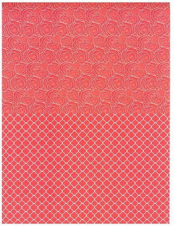 Blok z motywami A4 RED happy color