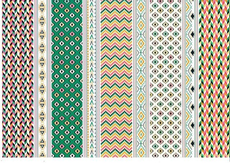 Wycinanka A4 samoprzylepna WZORY ETNICZNE CORMORAN