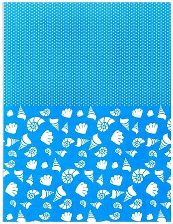 Blok z motywami A4 BLUE happy color