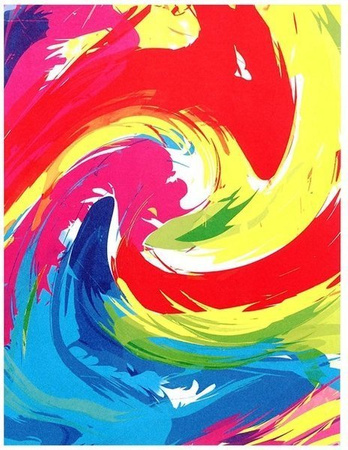 Blok z motywami A4 COLORS happy color