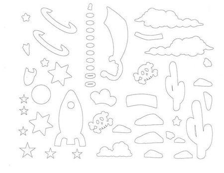 Wycinanka A4 ZESTAW KREATYWNY DLA CHŁOPCÓW CORMORAN