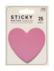 Karteczki samoprzylepne SERCE 7,5 x 6,8 cm 25 szt. Interdruk
