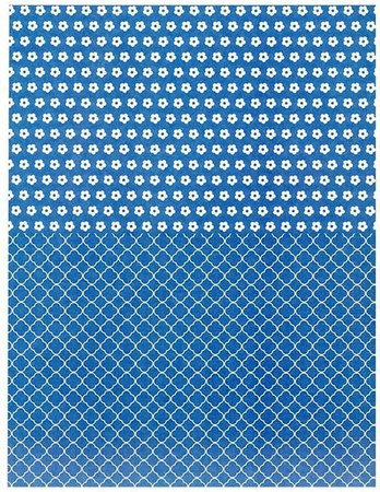 Blok z motywami A4 BLUE happy color