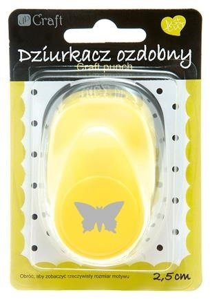 Dziurkacz ozdobny 2,5 cm MOTYL 2 dpCraft