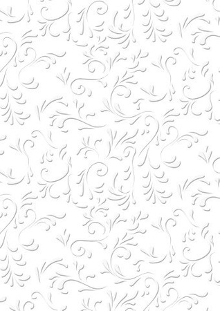 Papier do scrapbookingu jednostronny wytłoczony B2 50 x 70 cm ROMA BIAŁY Heyda
